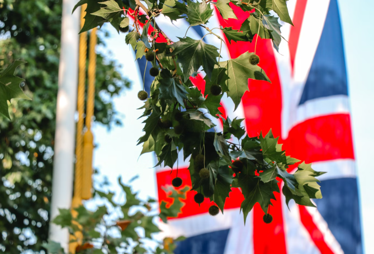 영국 국기 사진
