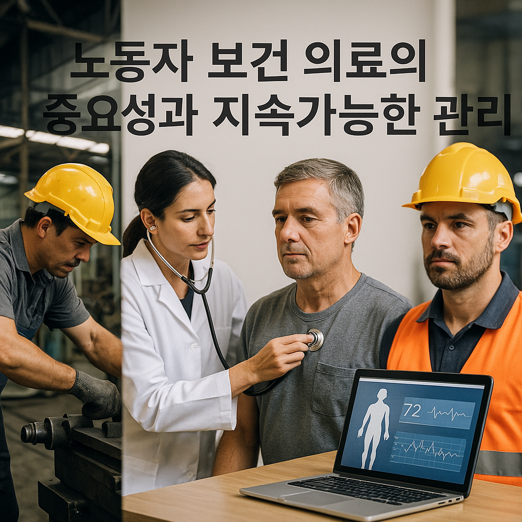 노동자 보건 의료의 중요성 관련 사진