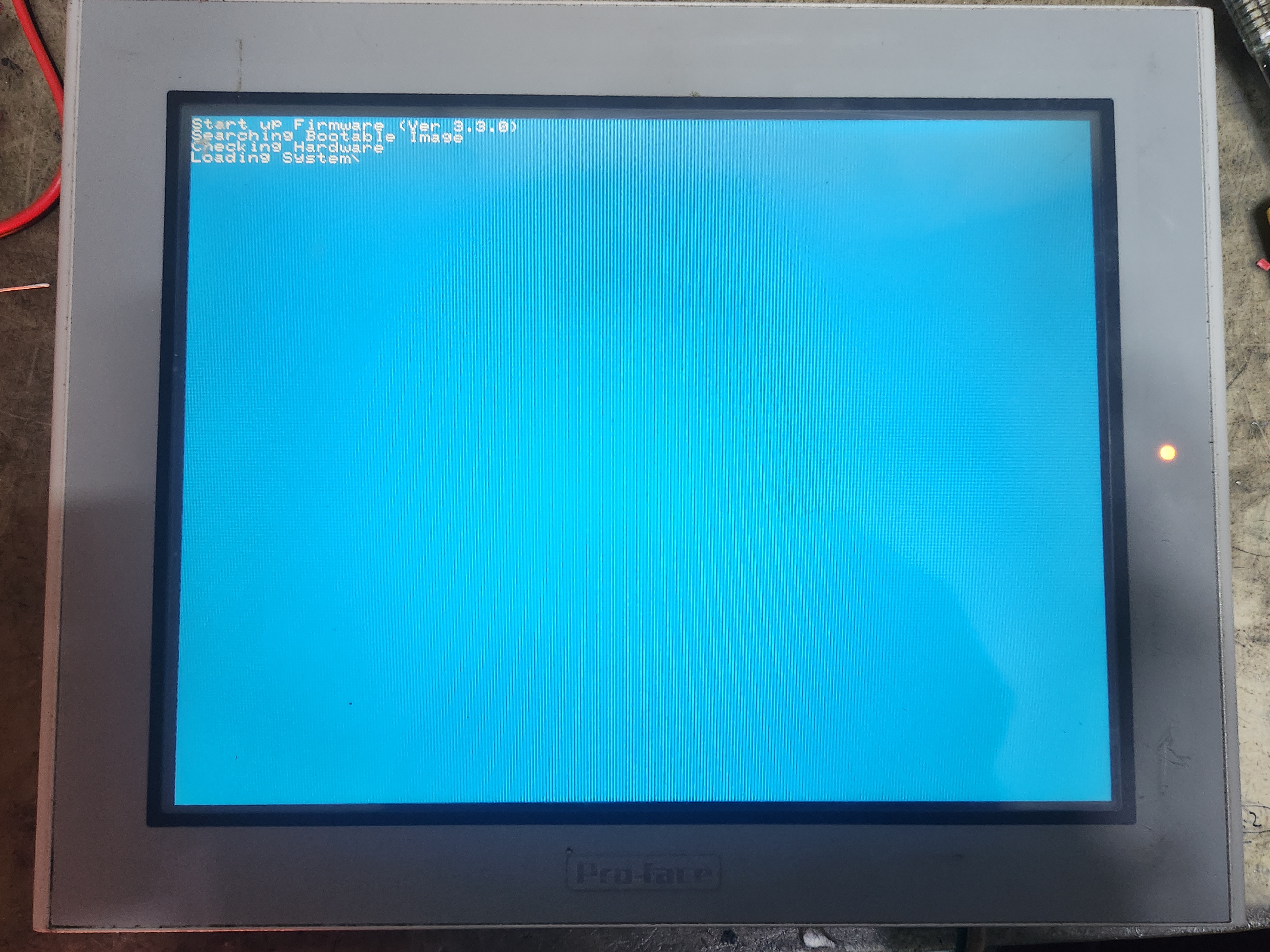 프로페이스(Pro-Face) 터치패널 AST3501-T1-AF 정상 작동 수리 완료 by 메트영남