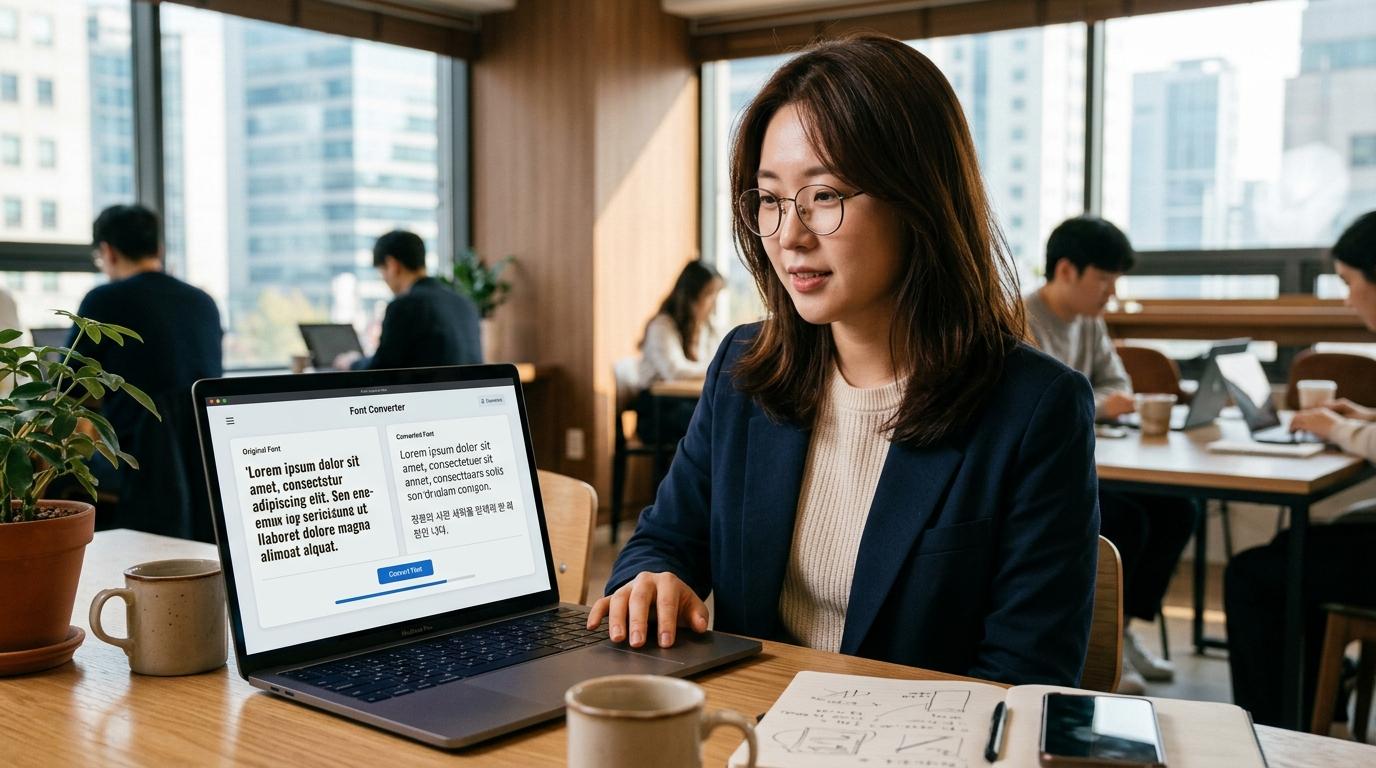 글꼴 변환기