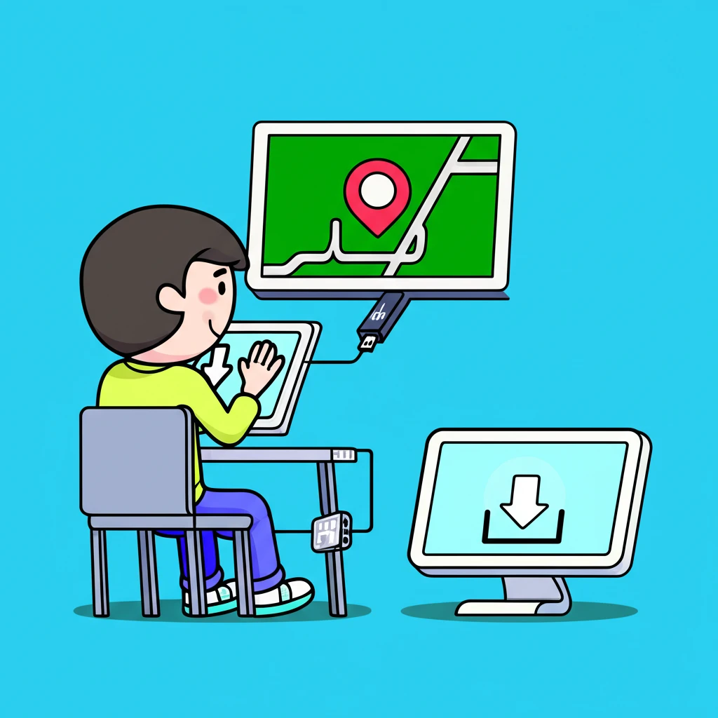 싼타페 내비게이션 지도 업데이트 시 ..