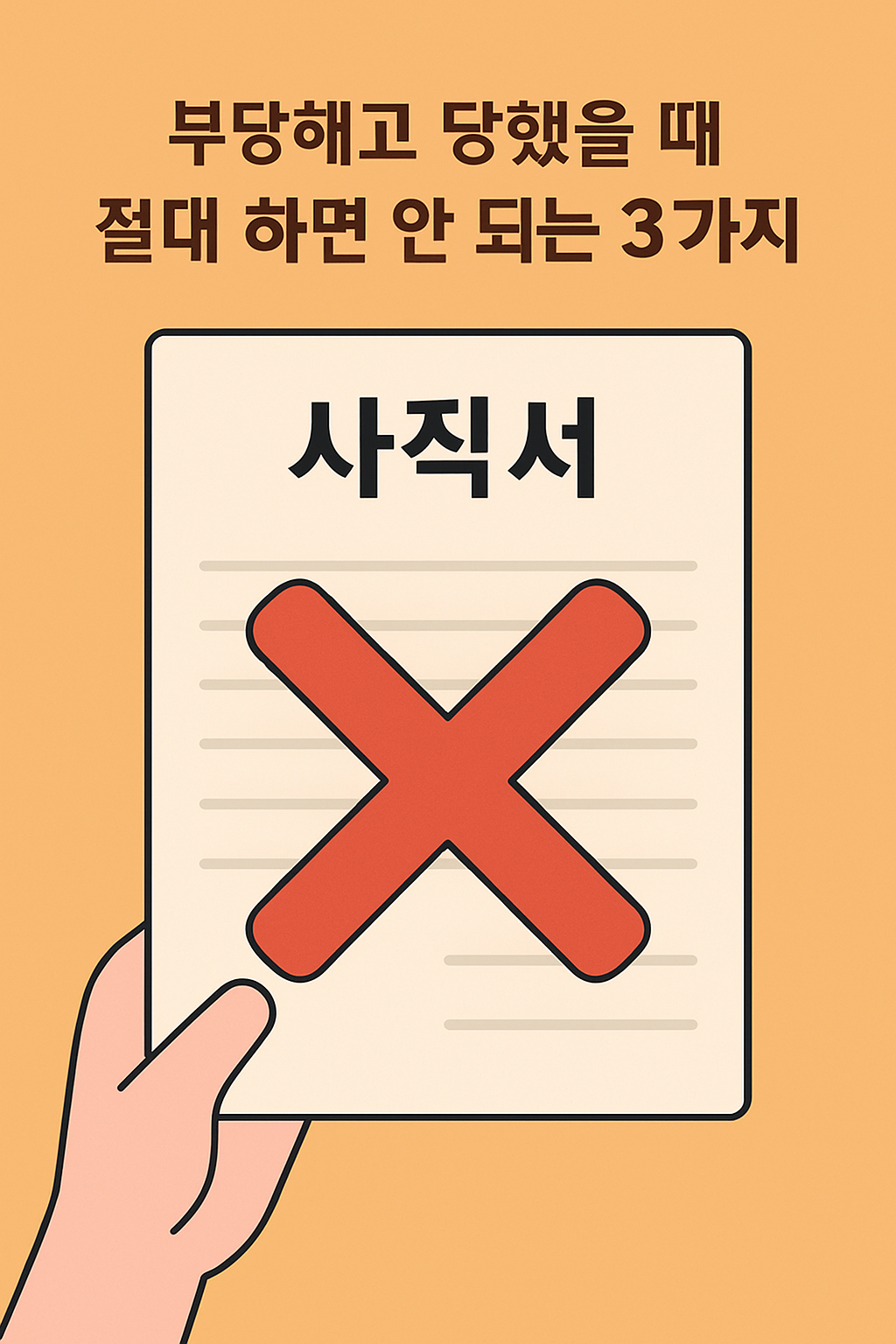 부당해고 당했을 때 절대 하면 안되는 3가지!