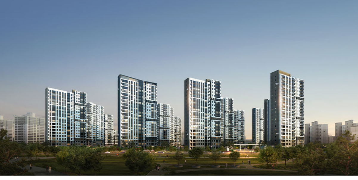 에코델타시티 대성베르힐 조감도