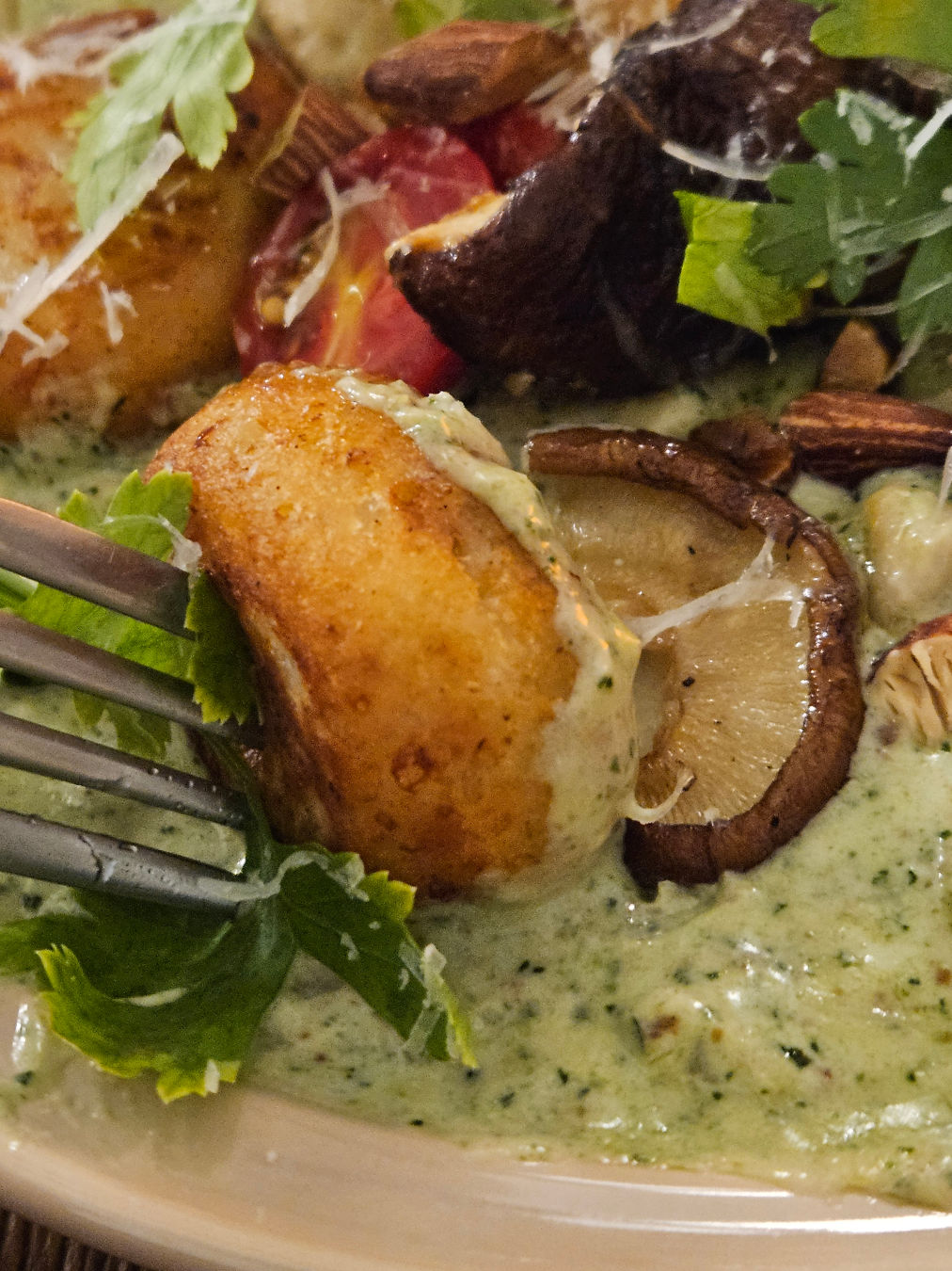 행궁동 오테이블 시금치 크림 뇨끼