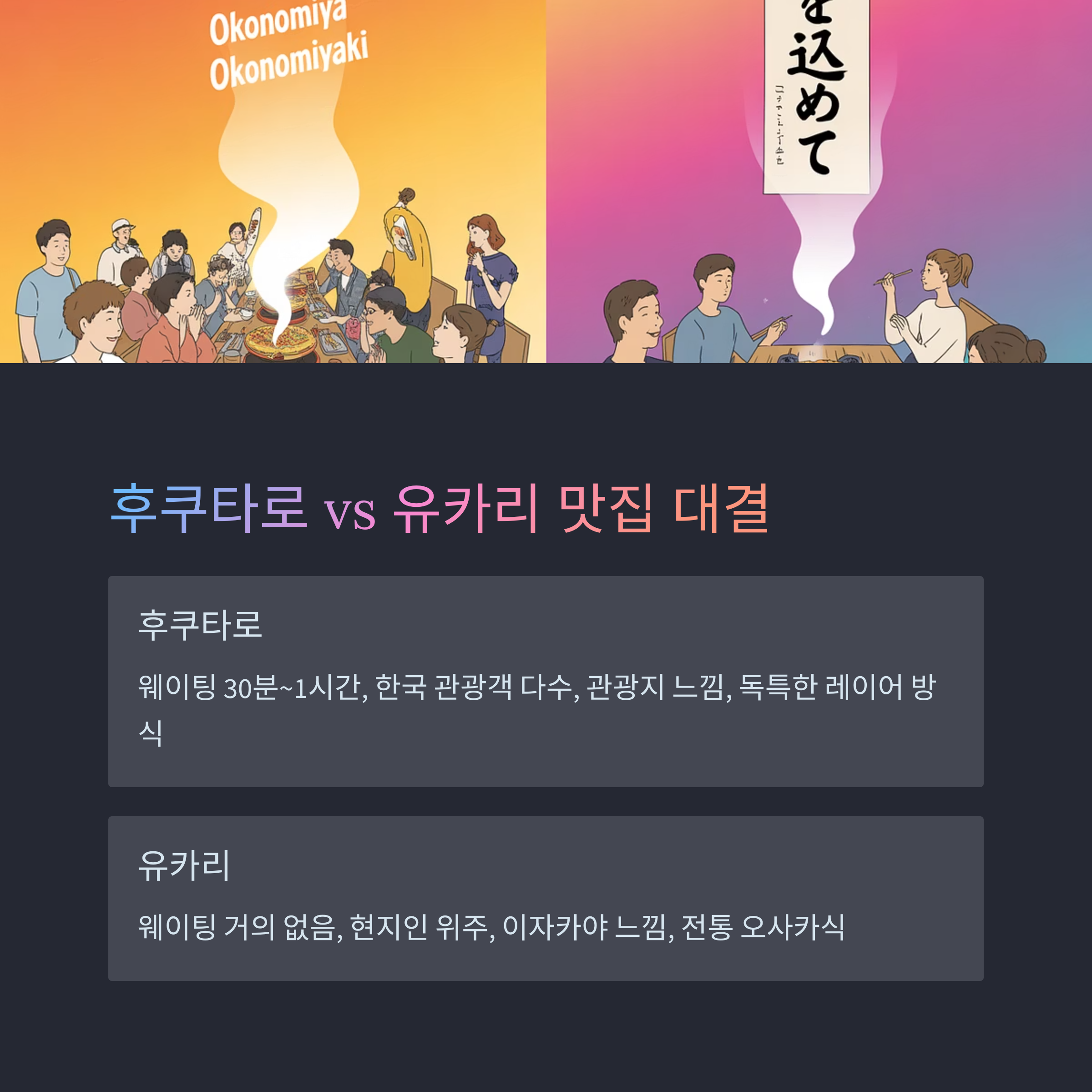 오사카 오코노미야끼 맛집