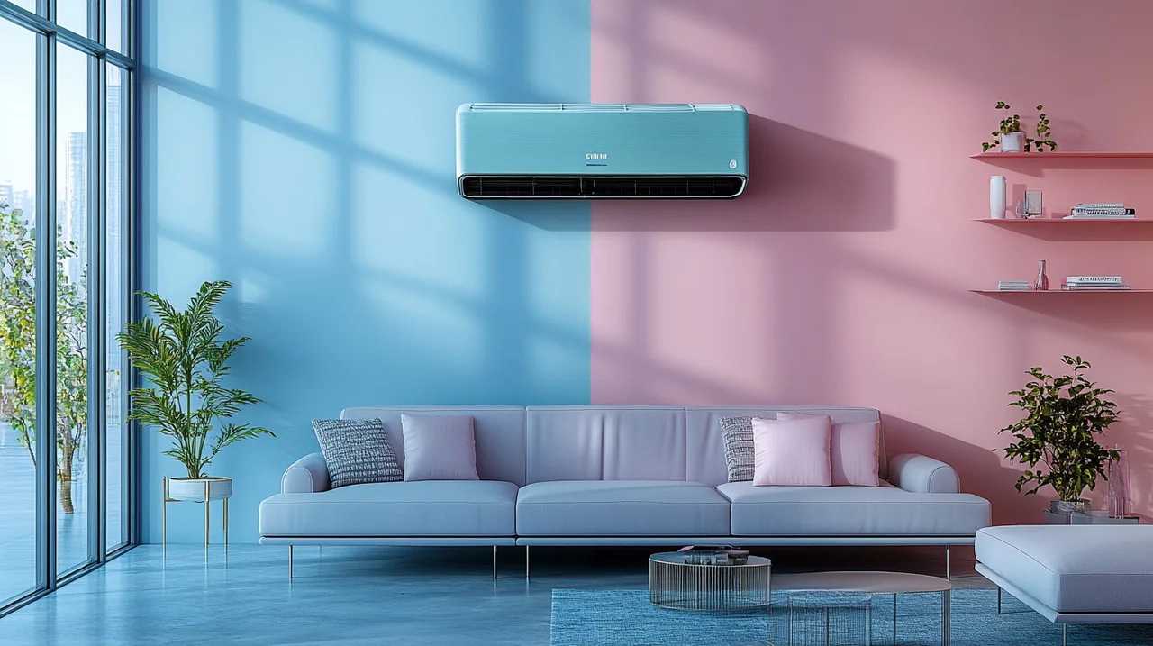 광대한 거실에 설치된 다양한 색상의 삼성 에어컨은 세련된 공간 미학을 구현합니다. 품격 있는 실내 장식과 조화를 이루며, 시각적 즐거움을 제공합니다.