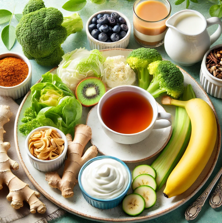 위 건강에 좋은 건강한 식단