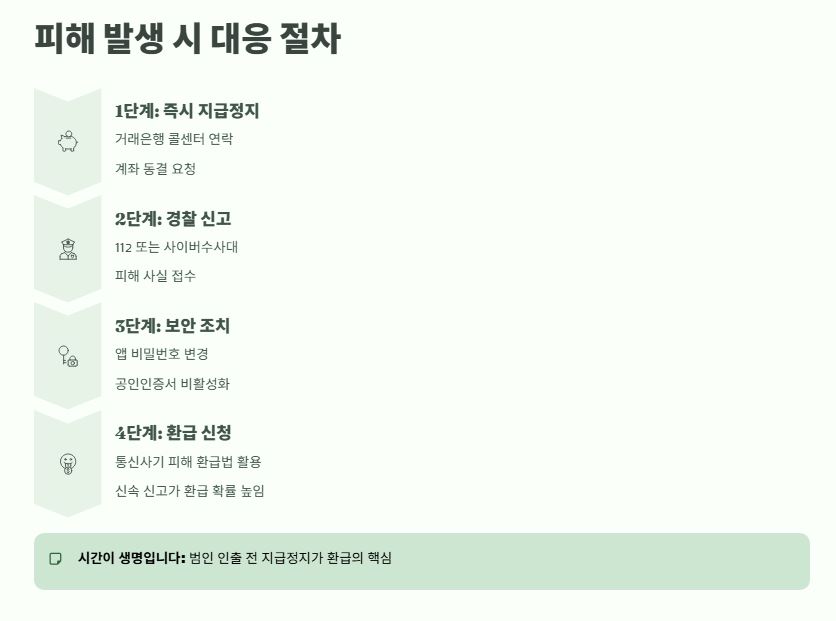 피해 발생시 대응