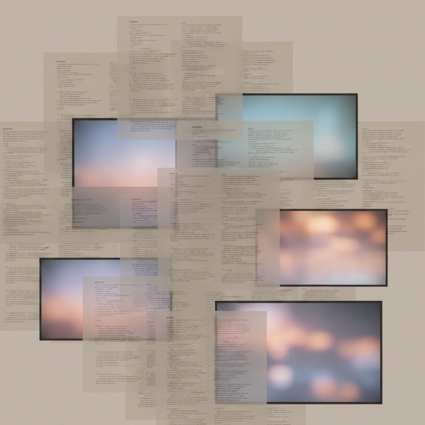 반복되는 드라마 이야기 구조로 인한 피로감을 표현한 이미지