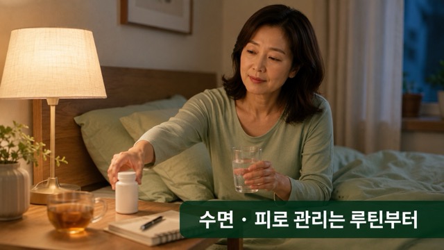 갱년기 수면 피로 관리 성분