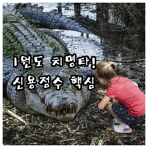 단 1원도 조심 신용 점수 치명타 연..
