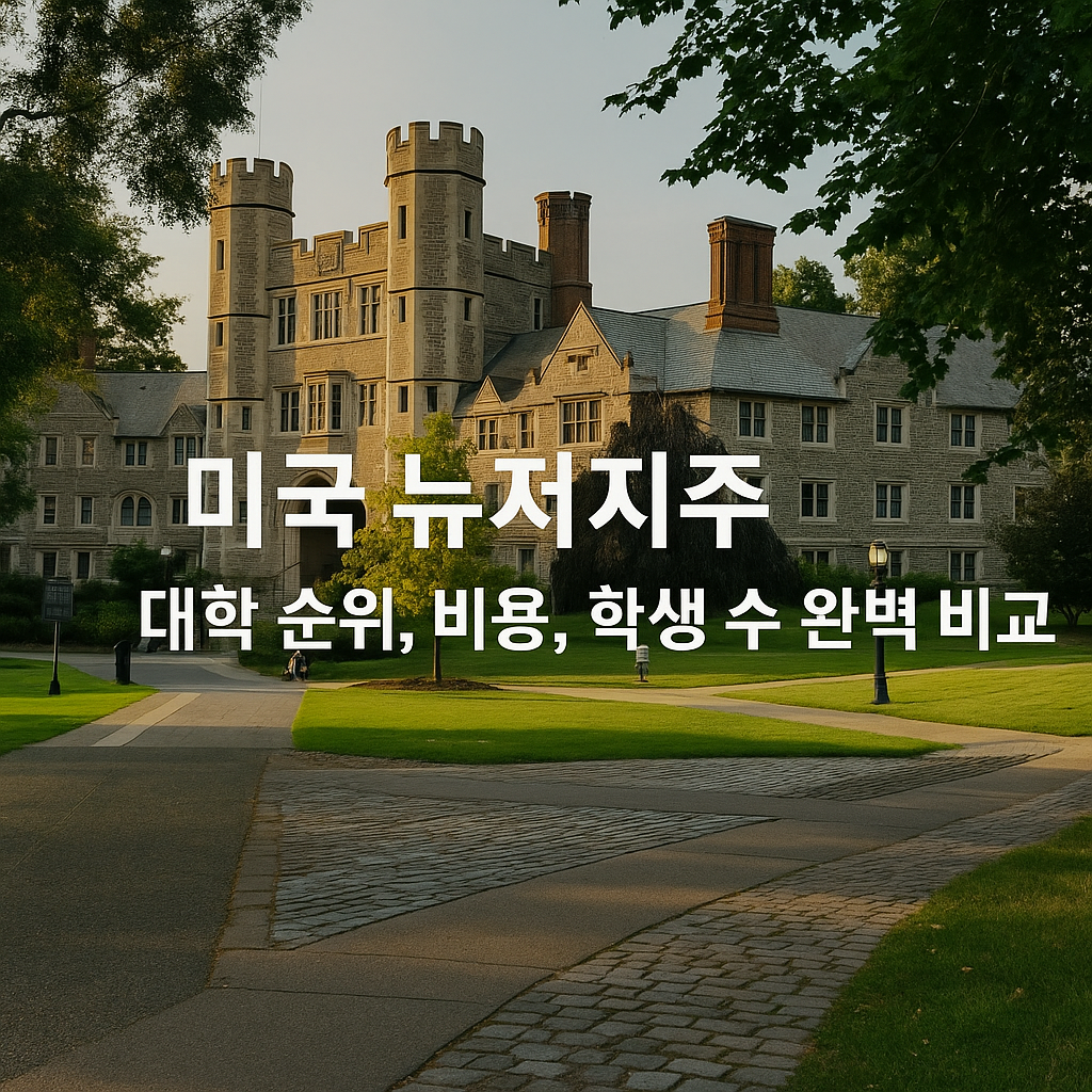 뉴저지주 대학 순위, 비용, 학생 수 완벽 비교