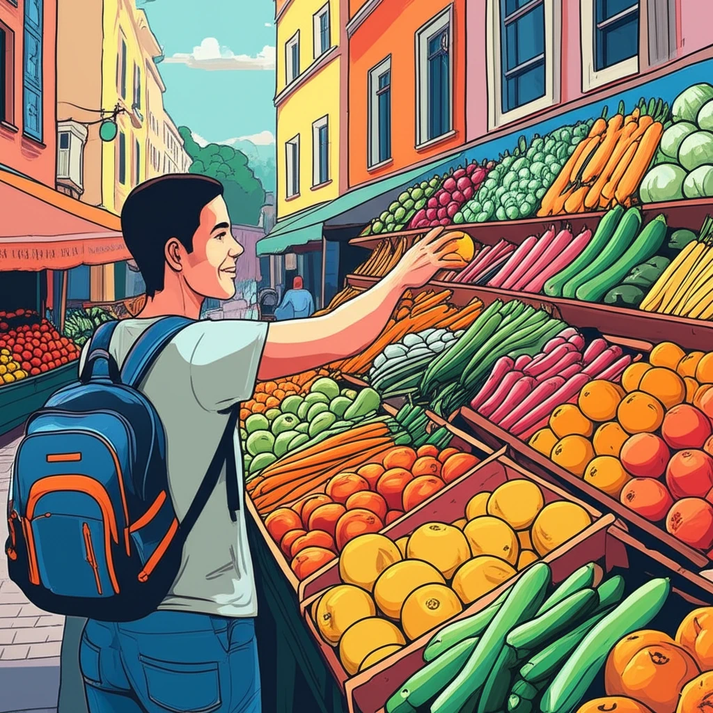 여행 중 건강 식단 관리: 활력 넘치..