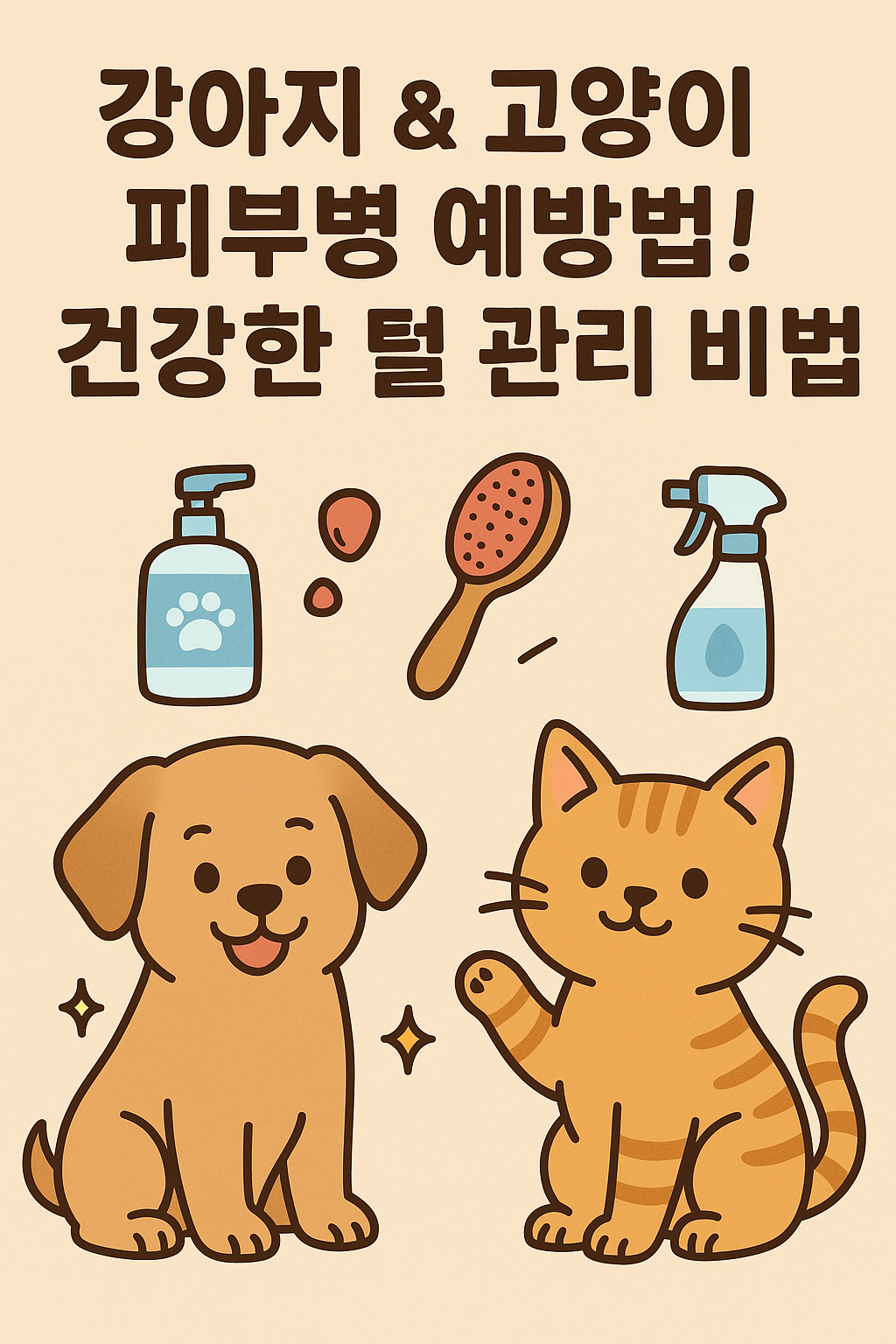 강아지고양이 피부병예방법