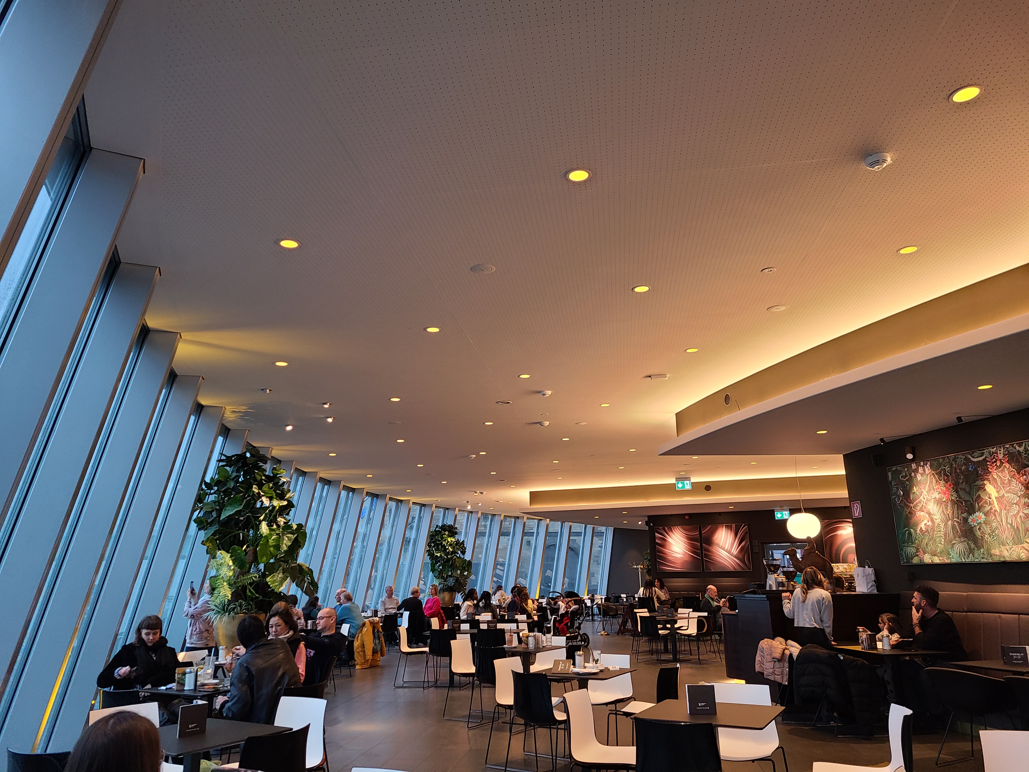 쾰른 임호프 초콜릿박물관 카페 전경