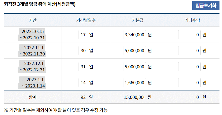 퇴직금 계산기 세전&#44; 세후&#44; 계산방법 및 퇴직금 세금 자동계산