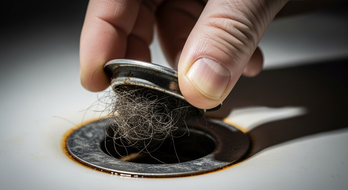 배수구 머리카락 막힘 해결방법 (악취&amp;#44;역류 걱정끝!)