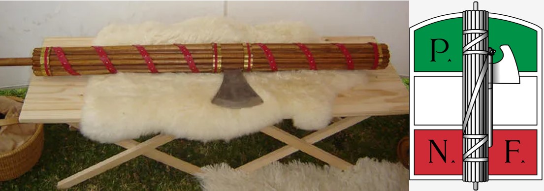 파스케스 좌 파시스트당 로고 우 출처 나무위키