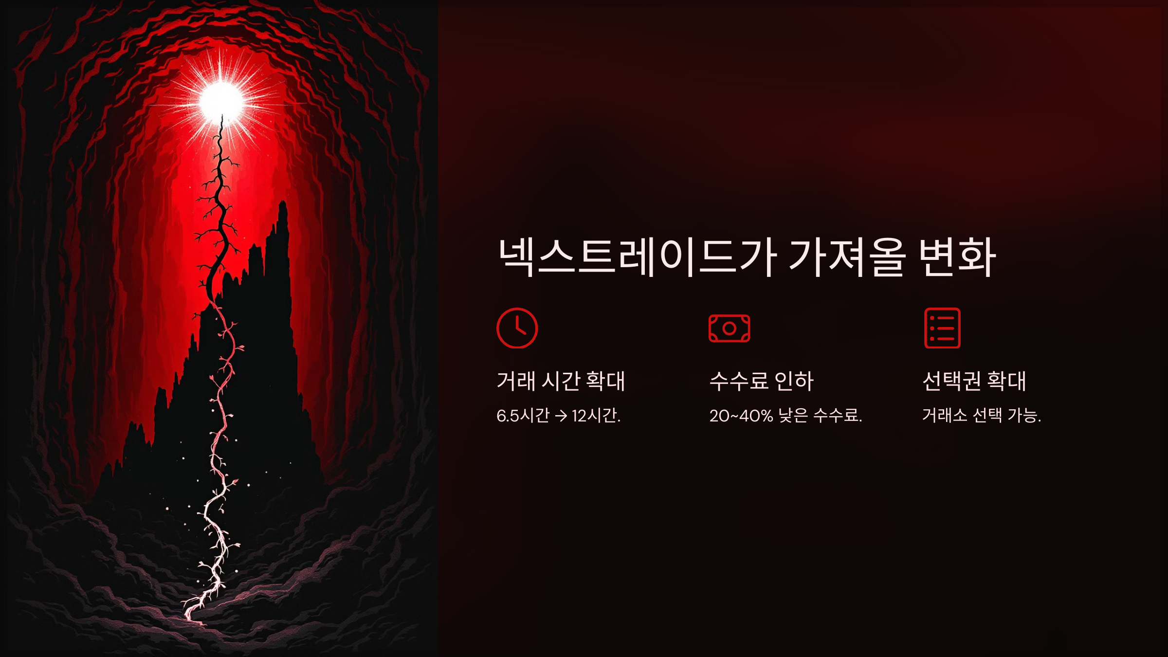 넥스트레이드가 가져올 변화