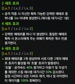 배신의 본능 세트 효과