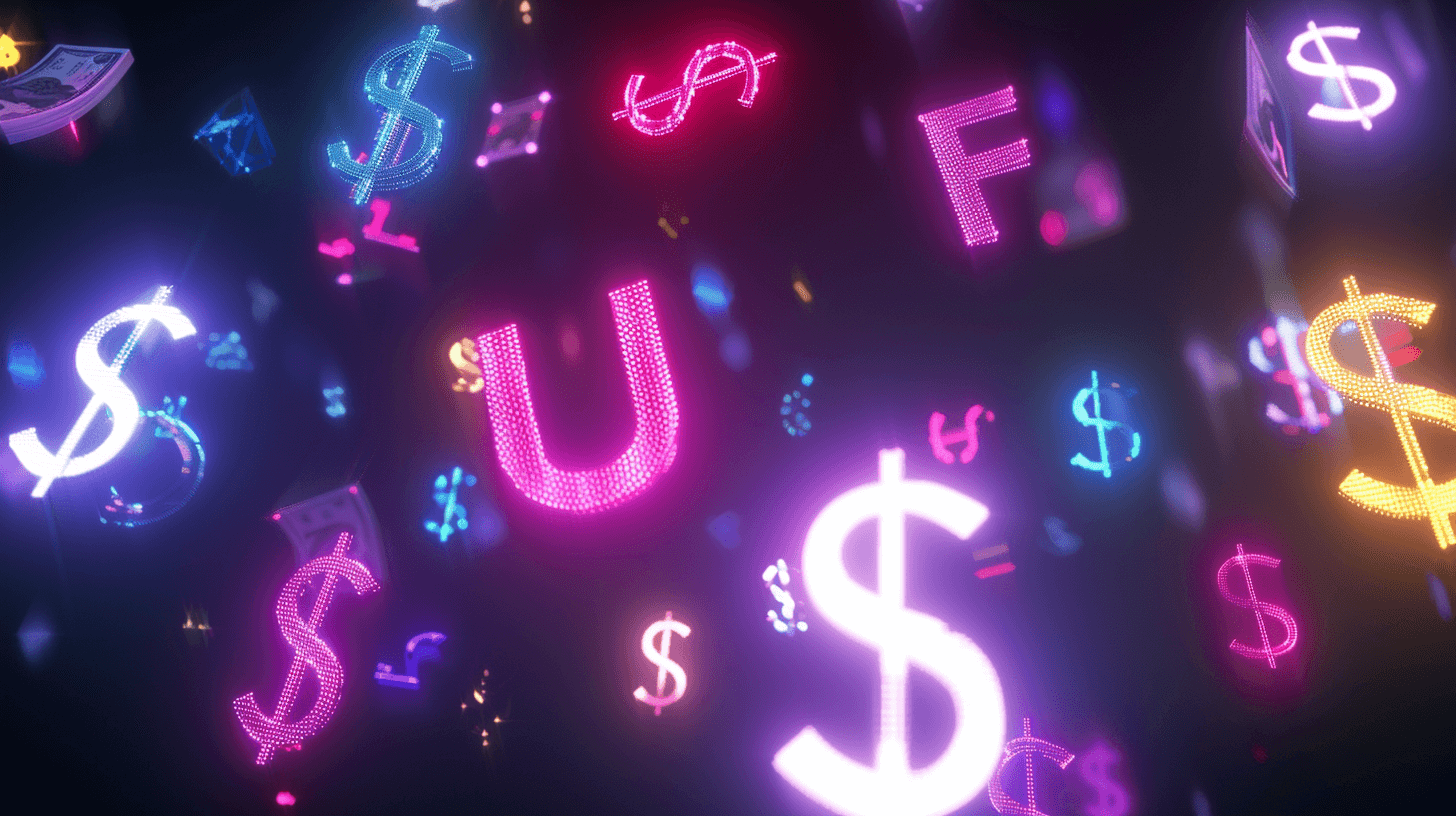 달러-네온-이미지