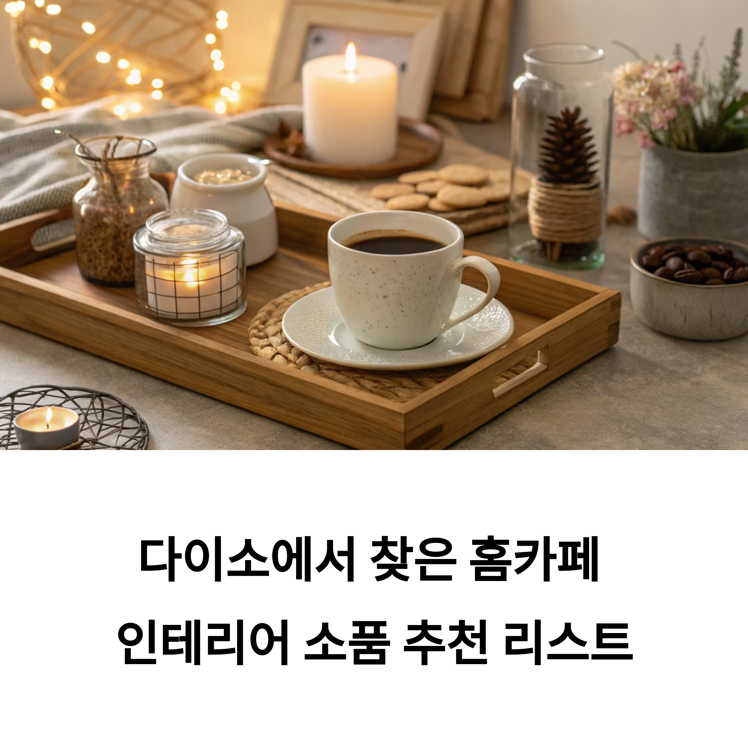 홈카페 인테리어 소품 추천 리스트