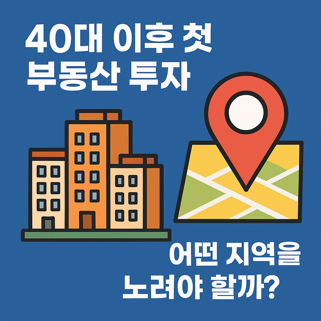 40대 이후 첫 부동산 투자, 어떤 지역을 노려야 할까?