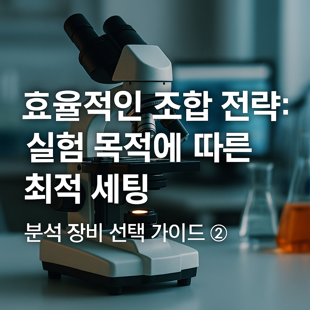 실험 목적에 따른 최적 세팅