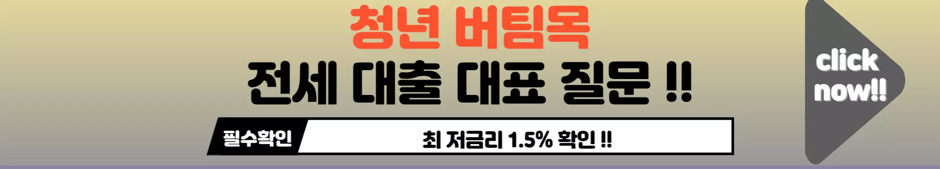 청년버팀목대표질문