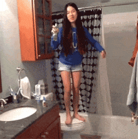 떨어지는 모습