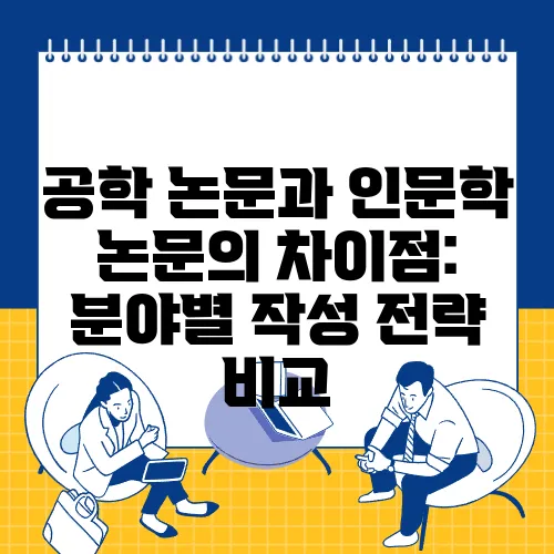 공학 논문과 인문학 논문의 차이점: 분야별 작성 전략 비교