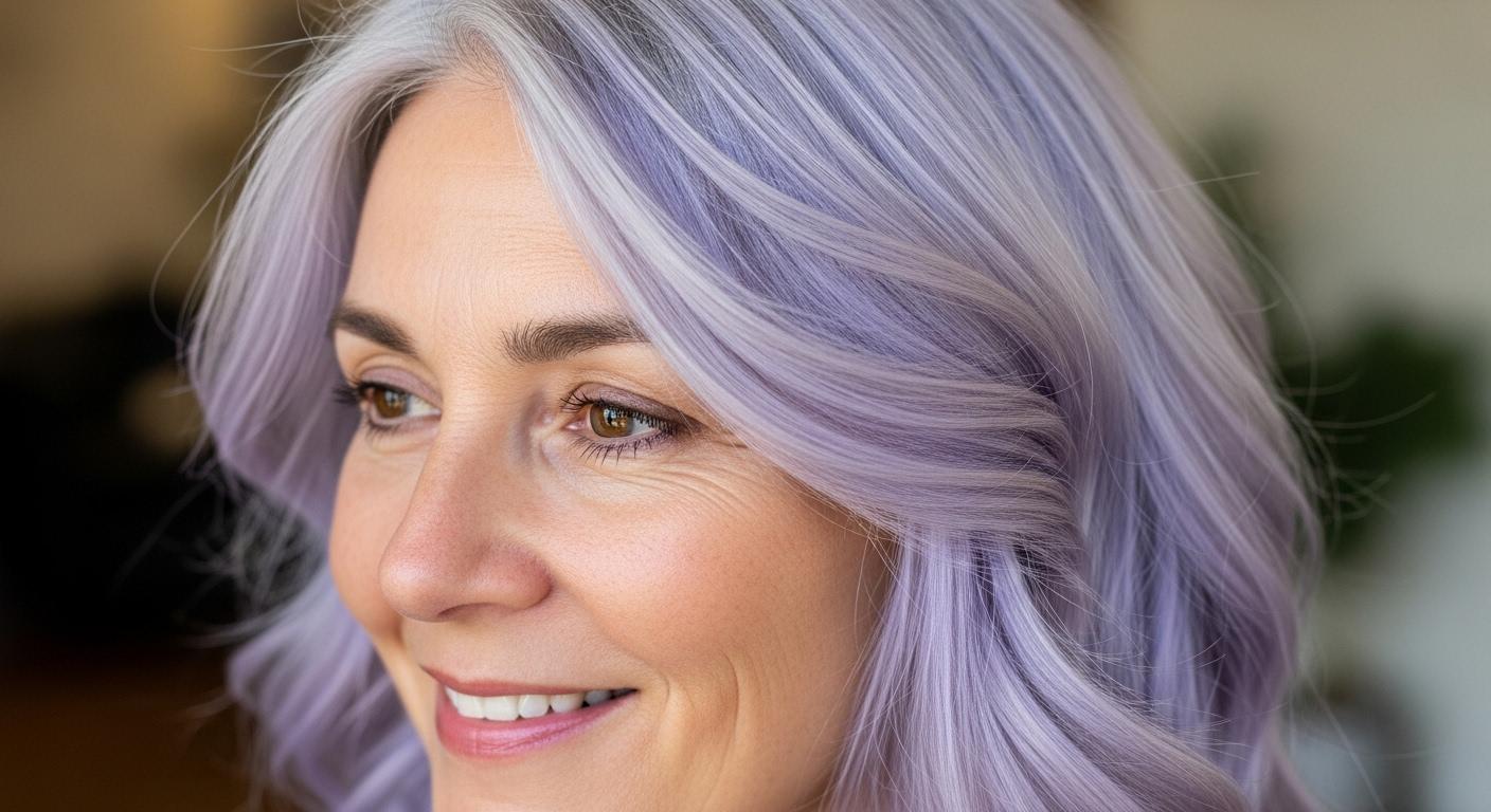 새치 탈색 염색