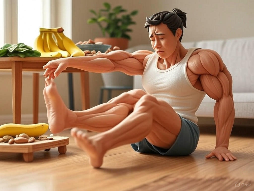 자다가 다리에 쥐나는 이유, 단순 근육 경련 아닐 수도! 원인과 치료법