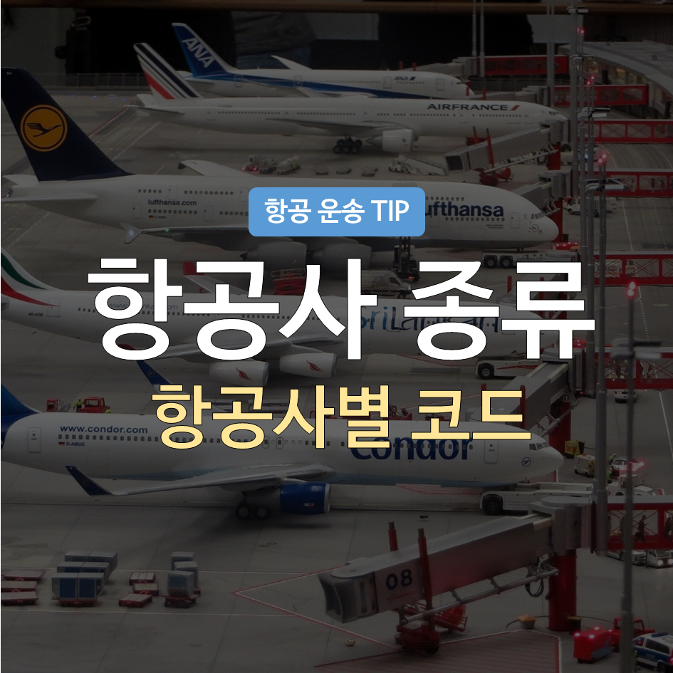 항공사 종류 및 코드 대표사진