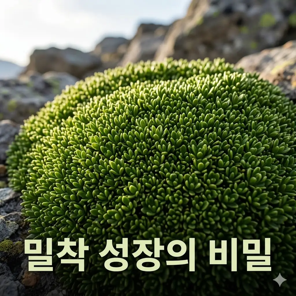 밀착 성장 식물의 군락 형성은 어떤 장점이 있을까요