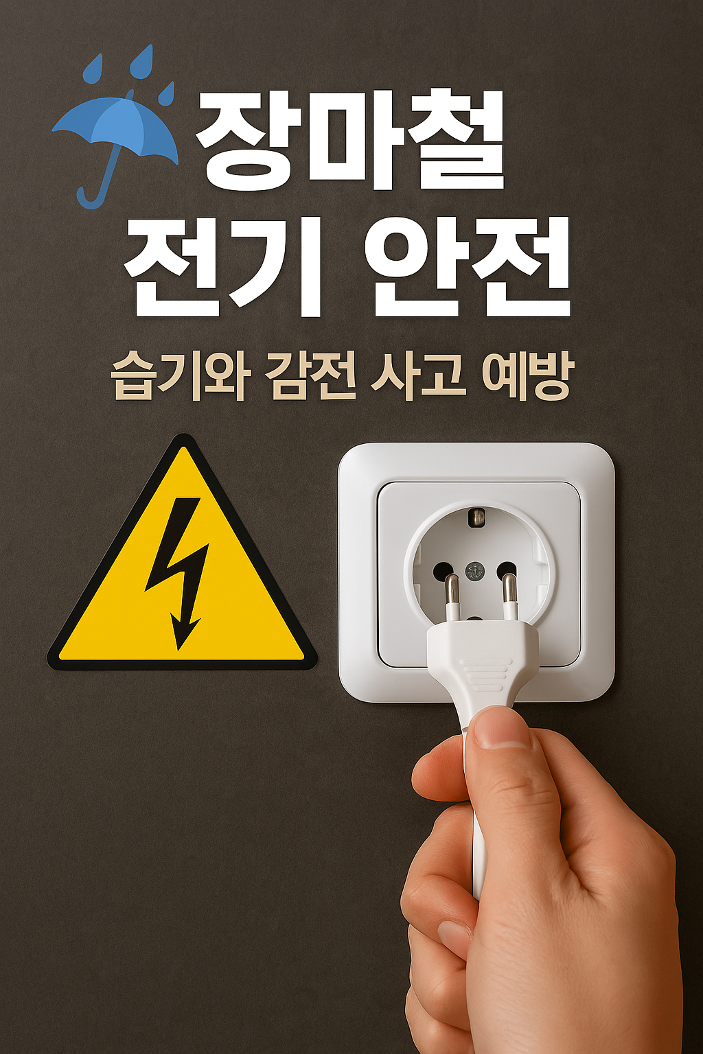 ⚡ 장마철 전기 안전 관리법 – 습기와 감전 사고 예방의 모든 것