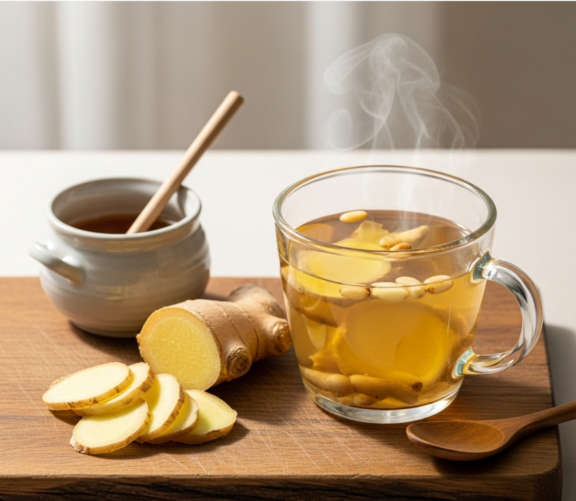 몸을 데워주는 난로 같은 친구, 생강차