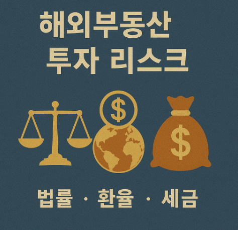 해외부동산 투자 리스크 (법률, 환율, 세금) 관련 이미지