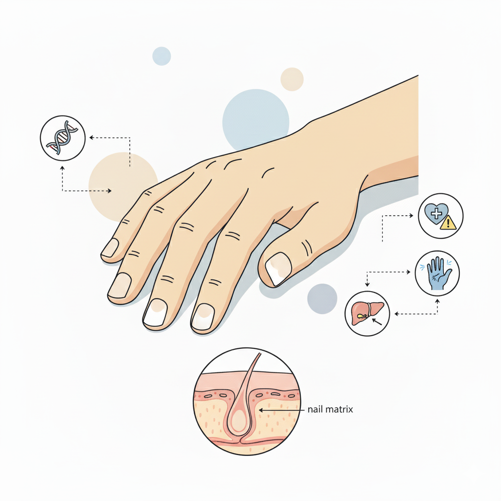 손톱반월의 과학: 하얀 반달이 말하는 진짜 건강 신호