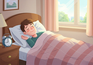 연차를 내고 휴식하는 직장인의 모습