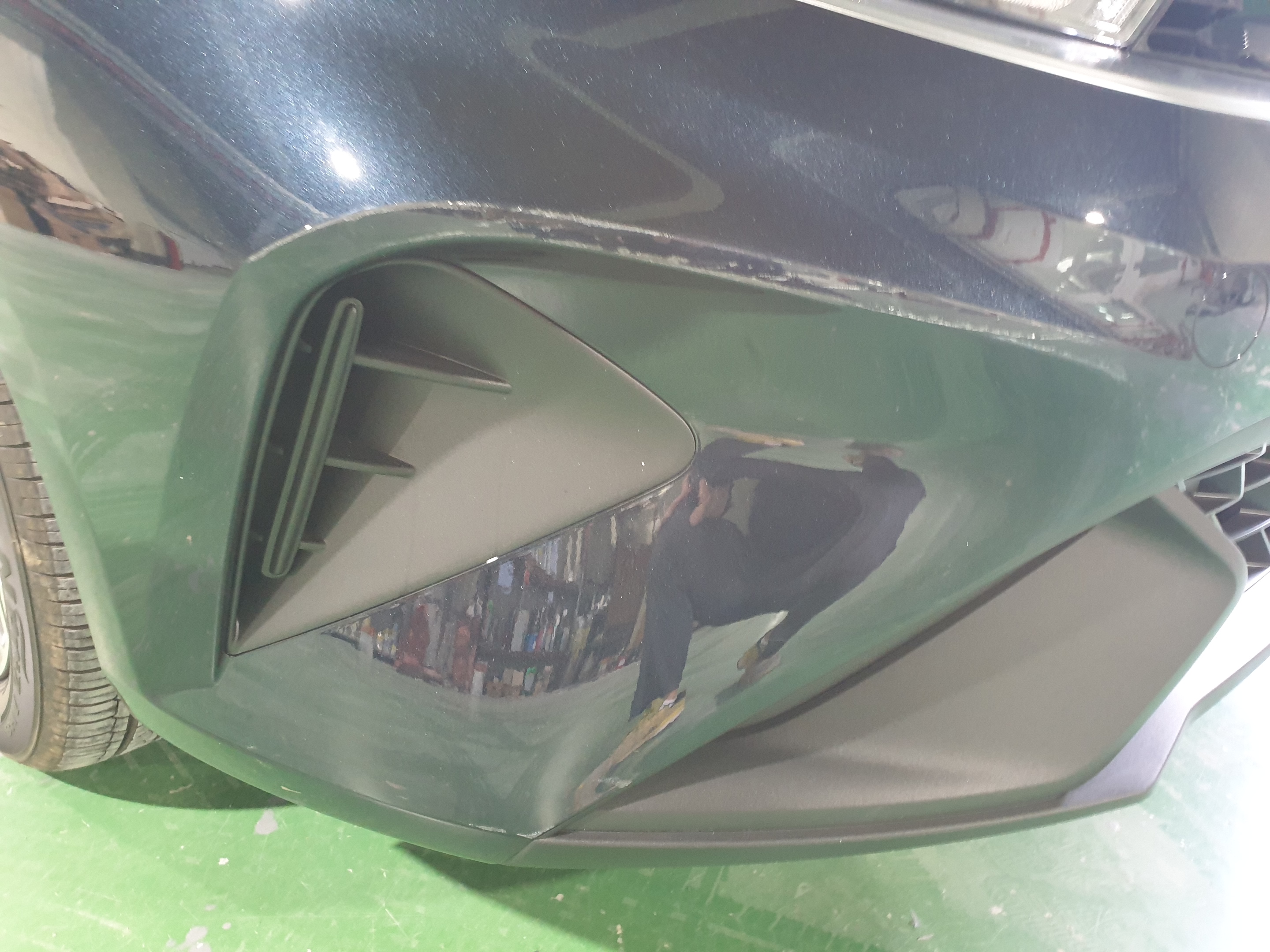 K3 앞 범퍼 사고 부위