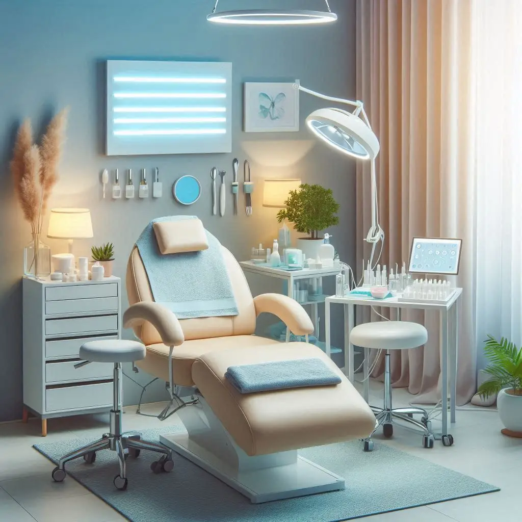 피부,체형관리 샵 배경