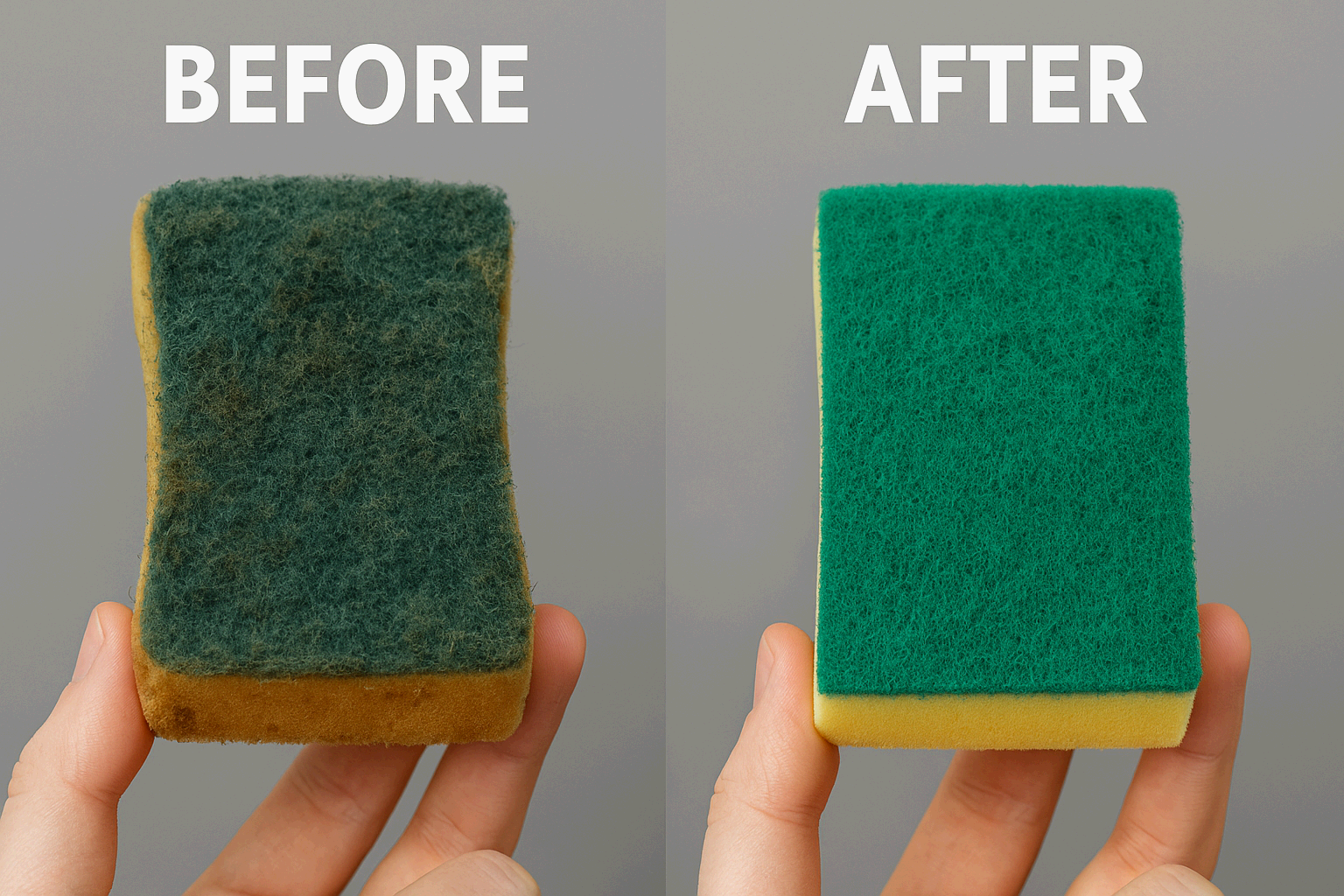 스펀지 교체 시기와 생활환경 청결 관리 노하우