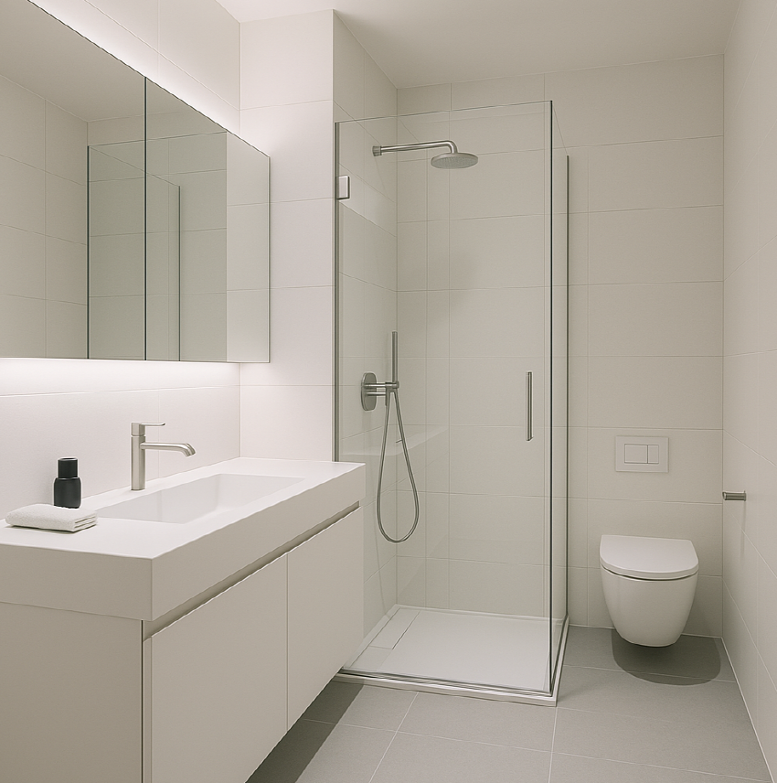 구축아파트의 리모델링 화장실 사진