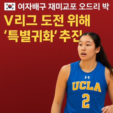 여자배구 재미교포 오드리 박 ‘특별귀화’ 추진! 관련 사진