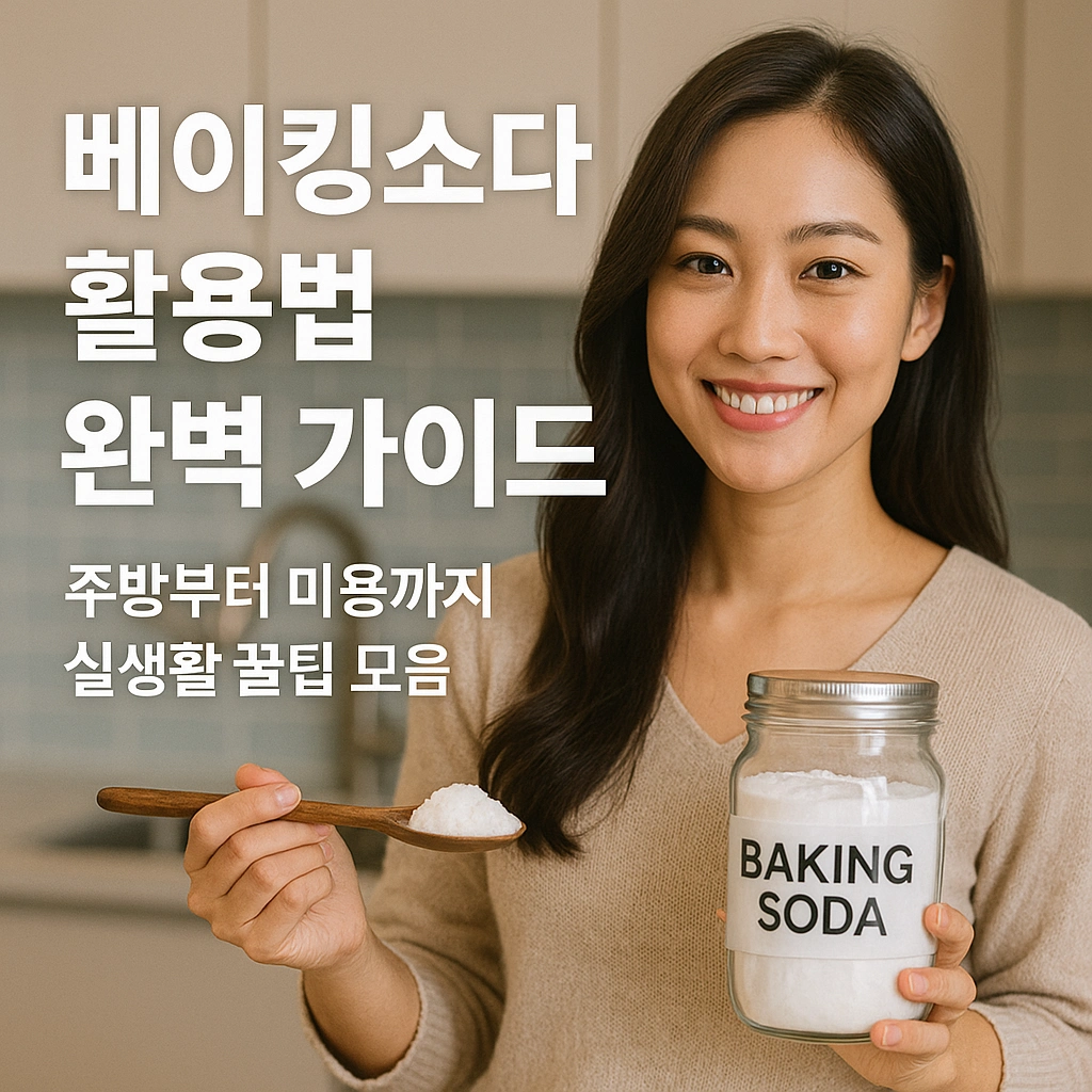 베이킹소다 활용법 완벽 가이드 - 주방부터 미용까지 실생활 꿀팁 모음