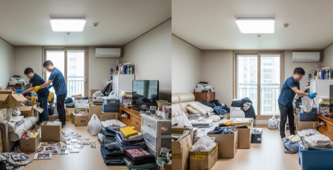 속초 고독사청소 업체