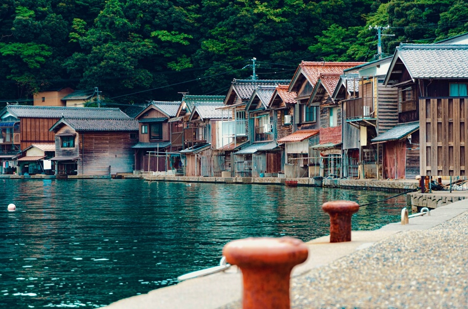 일본 교토 바다마을 사진
