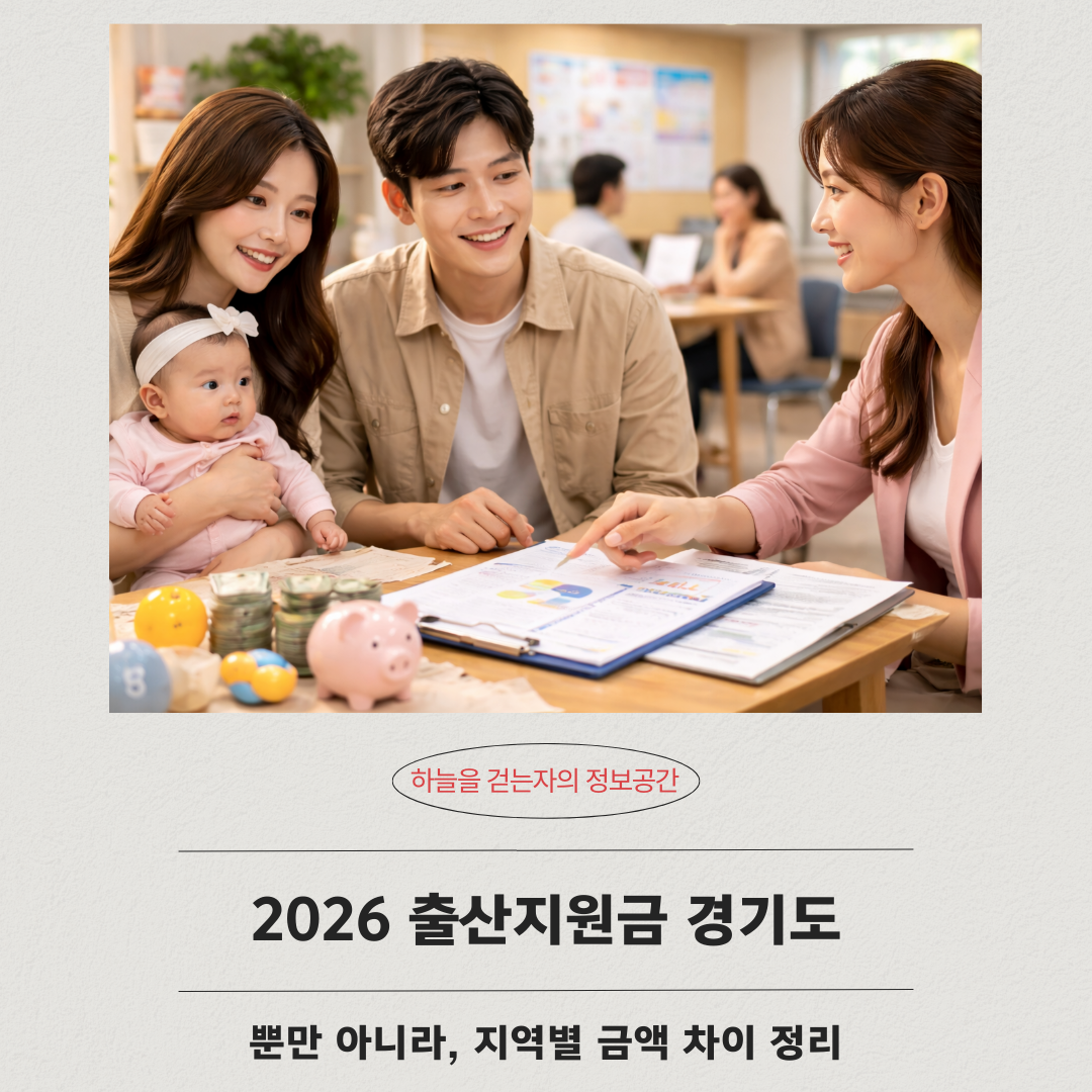 2026 출산지원금 경기도|뿐만 아니라, 지역별 금액 차이 정리