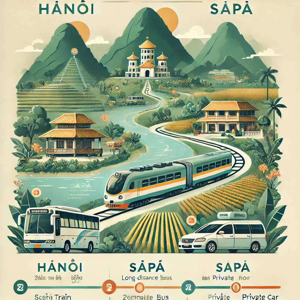 하노이에서 사파로 가는 교통수단